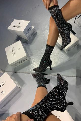 Somorra - Glitter Ankle Heels