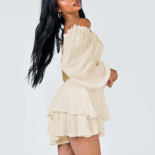 Ariyah - Stylish Off Shoulder Dress with Ruffles