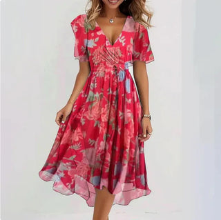 Maria - Elegant Dress with Print