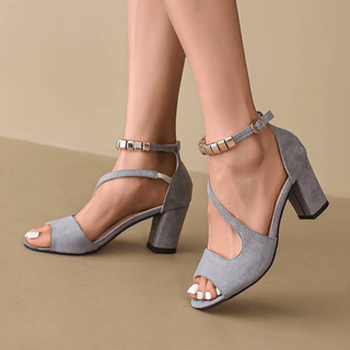 Monroe - Elegant Heels with Crossed Strap