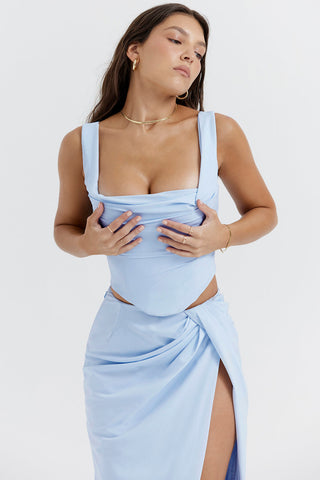 Lily - Babyblue Corset with Maxiskirt