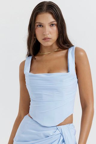 Lily - Babyblue Corset with Maxiskirt