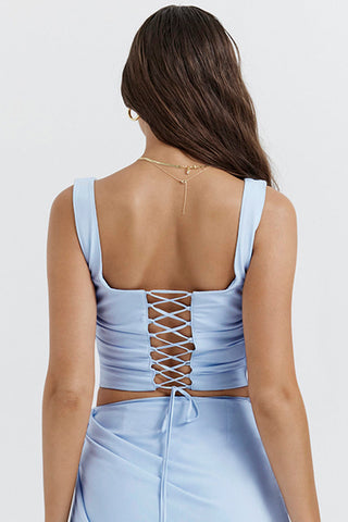 Lily - Babyblue Corset with Maxiskirt